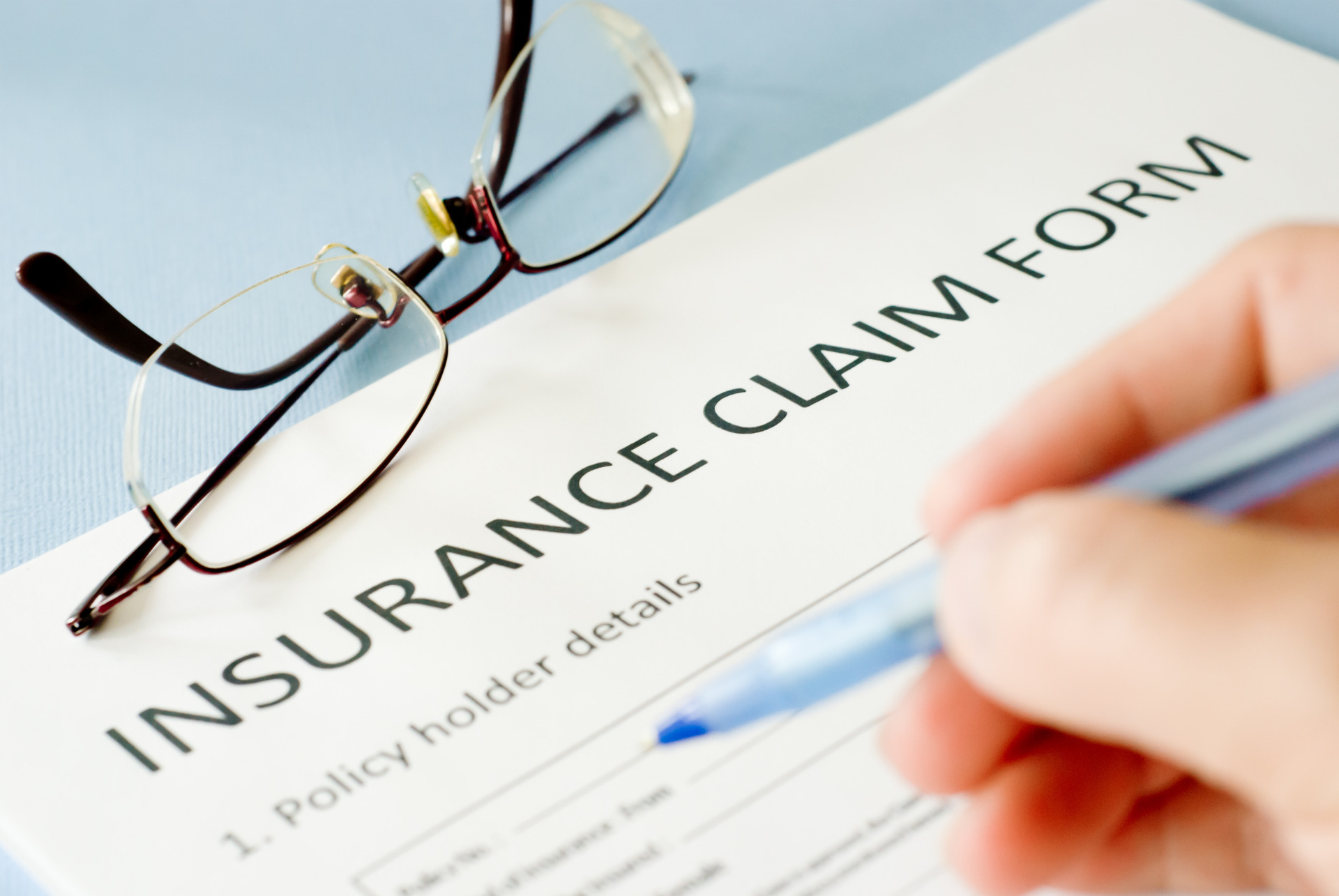 Insurance claim form for orthodontic services